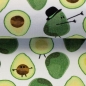 Preview: Jersey | Madrid | Avocado | grün weiß